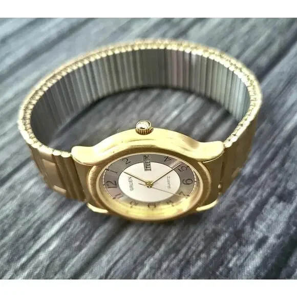 Exquisite Rare Retro Vintage Gruen Pie Pan Dial Men's Watch‎